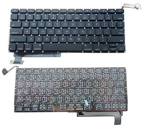 APPLE US Keyboard for 15 Macbook Pro Unibody A1286 2009 2010 2011 2012 οριζόντιο enter MB985 MB986 MC371 MC372
