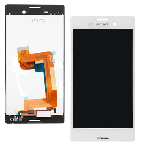 Sony Xperia M4 Aqua - Complete LCD and Digitizer in White (Bulk)
