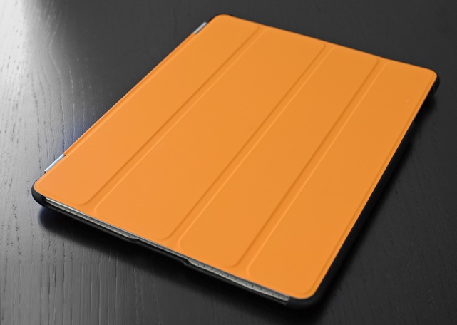 ipad 2, 3 - Θήκη Smart Cover με Πίσω Πλαστικό Κάλυμμα Πορτοκαλί (OEM)