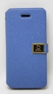 MLS Rock Mini iQ1040 - Δερμάτινη Θήκη Πορτοφόλι με Πλαστικό Πίσω Κάλυμμα DR CHEN Μπλε (OEM)