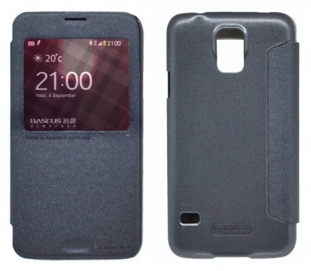 Samsung Galaxy S5 G900 - Θήκη Book S-View Nillkin Sparkle με ενεργό S-View Μαύρη
