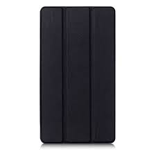 Δερματίνη Θήκη Πορτοφόλι για Lenovo Tab3 7 Plus Μαύρο (ΟΕΜ)
