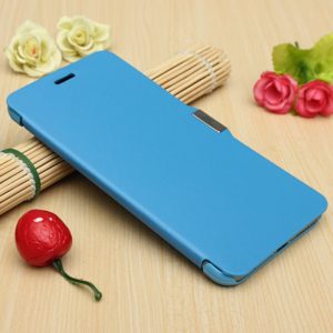 Apple iPhone 6 Plus 5.5 - Μαγνητική Δερμάτινη Flip Θήκη Με Σκληρό Πίσω Κάλυμμα Γαλάζιο (OEM)