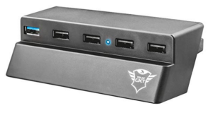 Trust Gaming 22272 GXT 219 USB Hub για PS4 Slim, Black