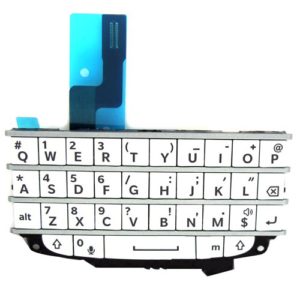 Blackberry Q10 keypad with flex in white