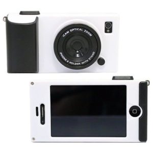 iCam Θήκη Φωτογραφική μηχανή για iPhone 4 / 4S Άσπρο