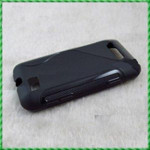 TPU Soft Case Cover S line For Motorola Defy Mini XT320 Black (ΟΕΜ)