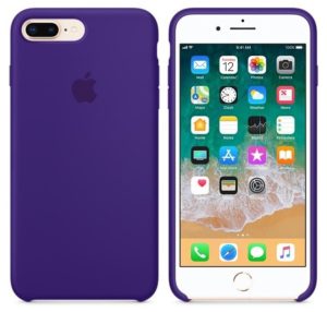 Apple MMWF2ZM Original Silicone Case για iPhone 7 and 8 (4.7) Violet