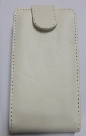 Sony Xperia E1 / E1 Dual - Δερμάτινη Θήκη Flip Λευκό (ΟΕΜ)