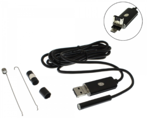 ΕΝΔΟΣΚΟΠΙΟ ANDROID & PC , 3 ΣΕ 1 TYPE C , USB , MICRO USB 12 MM (10 MΕΤΡΑ) (OEM)