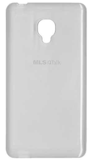Αυθεντικη MLS IQTALK Color Mini 4G - Θήκη Πίσω Κάλυμμα Σιλικόνης Διαφανες και Προστατευτικο Τζαμι