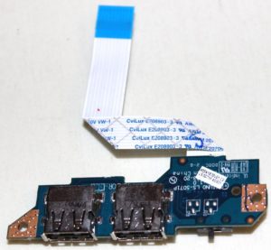 LS-5071P IBM Lenovo IdeaPad S10-2 10.1 Dual USB Wifi Switch Board w/ Cable OEM