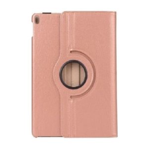 iPad Pro 10.5 inch 2017 Περιστρεφόμενη 360 Δερμάτινη Θήκη Ροζέ Χρυσαφί (oem)