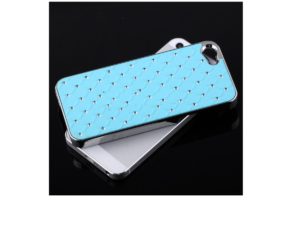 Luxury Bling Diamond Crystal Hard Back Case Cover For iPhone 5/5S Γαλάζιο I5LBDHCLB OEM