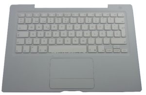 Original Spanish Keyboard with Touchpad and Vertical Enter for Apple Macbook A1181 A1185 MB061 MB404 13 White