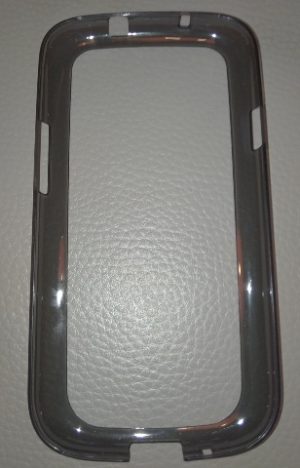 Samsung I9300 Galaxy S III S3 Πλαστικό Bumper Μαύρο