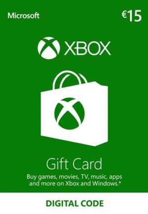 Microsoft Giftcard XBOX Live 15 Euro | Download K4W-02559 -