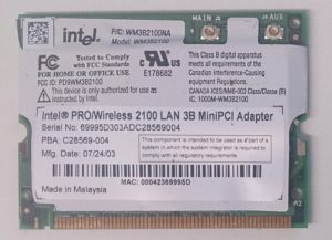 Multirama Model MB02 C28569-004 Wireless Mini PCI Card (MTX)