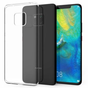 Silicone Back Cover Case Transparent for Huawei Mate 20 Pro (ΟΕΜ)