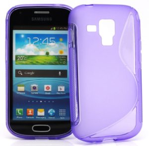 Samsung Galaxy S Duos 2 S7582 / Galaxy Trend Plus S7580 - Θήκη Gel TPU S-Line Μώβ (OEM)