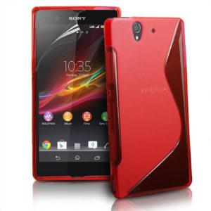 Sony Xperia Z Silicone Case TPU S-line - Red