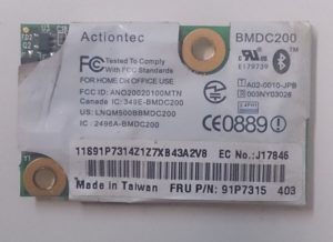 IBM lenovo Thinkpad T41P T42 R50 Series Bluetooth 56K FM Card (MTX)