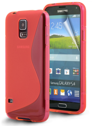 Samsung Galaxy S5 Mini G800F - Θήκη TPU GEL S-Line Κόκκινο (ΟΕΜ)