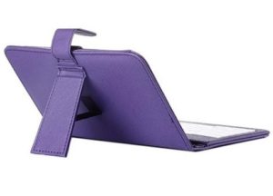 Leather Case with Keyboard for Tablet 8 Purple