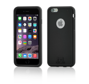 Apple iPhone 6 Plus - MOLS Θήκη Σιλικόνης με Antishock Προστατευτικό Οθόνης Μαύρο MOLSPIPH6PB
