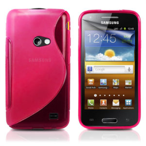 Samsung Galaxy Beam i8530 Θήκη Σιλικόνης TPU Gel Ρόζ (ΟΕΜ)