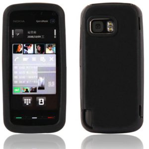 Nokia 5800 XpressMusic Silicone Case Black (OEM)