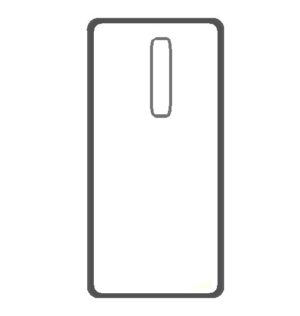 Θήκη TPU Σιλικόνης Διάφανη με Frame Μαύρο for Nokia 8 (oem)