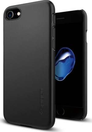 Θήκη Spigen® Thin Fit για Apple iPhone SE(2022/2020) /8/7 - Black (ACS00940)