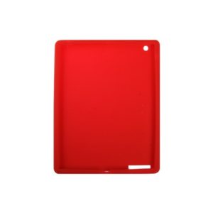 Silicone Case for iPad II / new iPad/ iPad 4 Red