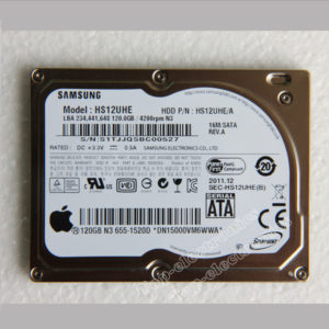 Σκληρός Δίσκος SATA 1.8 ZIF 120GB Samsung HS12UHE για Macbook Air Rev.b Rev.c A1304 1.86Ghz 5mm