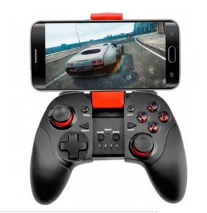 Gamepad Bluetooth Ασύρματο Χειριστήριο 7 in 1 για συσκευές Android IOS και PC Κόκκινο