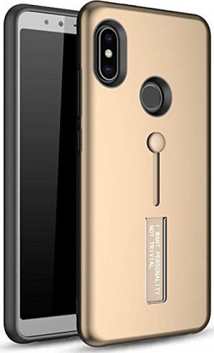 Σκληρή Θήκη Σιλικόνης με Stand Kickstand Case New Generation I Want Personality Not Trivial για Xiaomi Mi A2 Lite / REDMI 6 PRO - Χρυσό