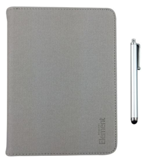Element+Pen TAB-90LG Foldable Leather Case + Pen for tablet 9 Grey