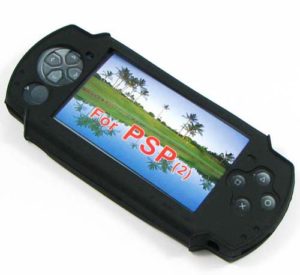 PSP slim 2000 & 3000 silicon protective case black
