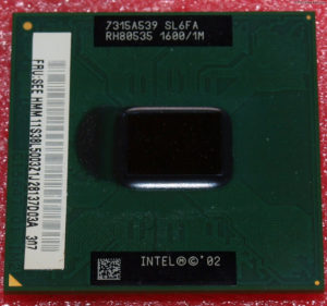 Intel Pentium M 1600MHz/1M/400 Socket 478 (Μεταχειρισμένο)
