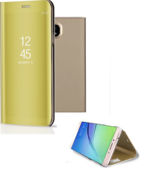 Θήκη Clear View για Apple iPhone 7 Plus / 8 Plus Χρυσό (ΟΕΜ)