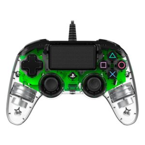 Ενσύρματο χειριστήριο Nacon Wired Illuminated Compact Controller για PS4 - Crystal Green