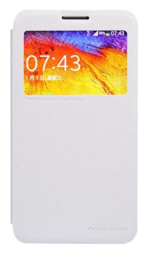Samsung Galaxy Note 3 Neo N7505 - Nillkin Sparkle Θήκη Book S-View Με Πίσω Κάλυμμα Λευκή (Nillkin)
