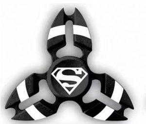 ΠΑΙΧΝΙΔΙ ΣΤΡΕΣ/ΑΝΑΚΟΥΦΙΣΗΣ Superman Κράμα Αλουμινίου 3 Λεπτά ΕΙΔΙΚΑ ΓΙΑ ΑΥΤΙΣΜΟ/ADHD Μαύρο