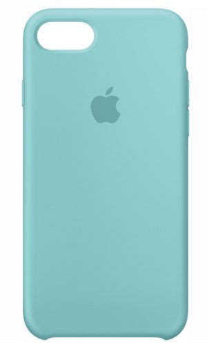 Apple MMWF2ZM Original Silicone Case για iPhone 7 and 8 (4.7) Sea Blue