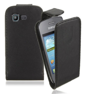 Samsung Galaxy Pocket Neo S5310 Δερμάτινη Θήκη Flip Μαύρη (OEM)