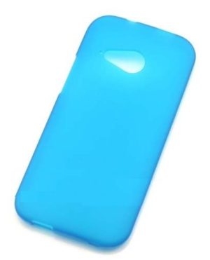 Θήκη TPU Gel για HTC One Mini 2 Διαφανές Γαλάζιο (OEM)