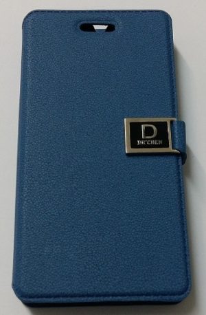 Samsung N910 Galaxy Note 4 - Δερμάτινη Θήκη Πορτοφόλι με Πλαστικό Πίσω Κάλυμμα DR CHEN Μπλε (OEM)