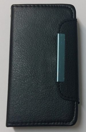 LG G3 S D722 (G3 Mini) - Δερμάτινη Θήκη Πορτοφόλι Με Μαγνητικό Φλίπ Μαύρο (ΟΕΜ)