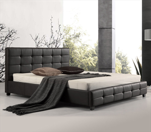 Κρεβάτι FIDEL Ε8053 160x200cm PU Μαύρο (ΕΩΣ 6 ΑΤΟΚΕΣ ή 60 ΔΟΣΕΙΣ)